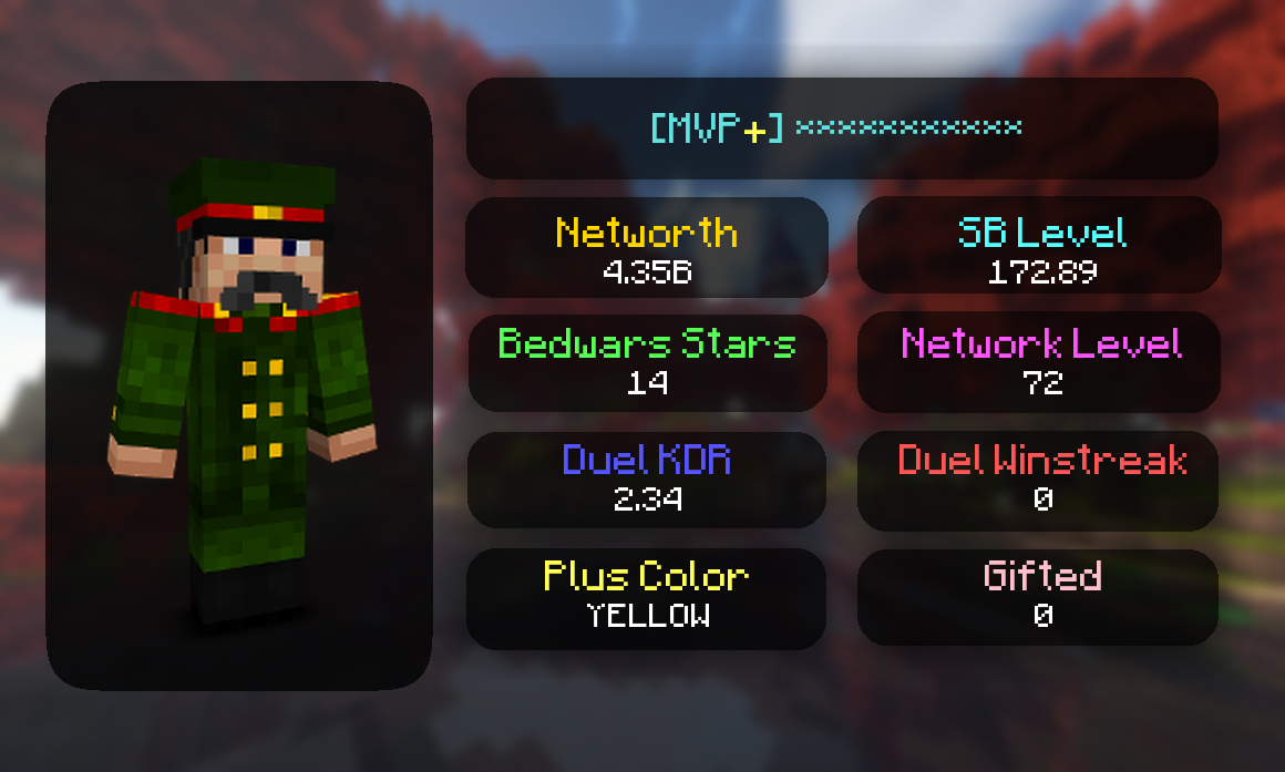Minecraft Player Stats