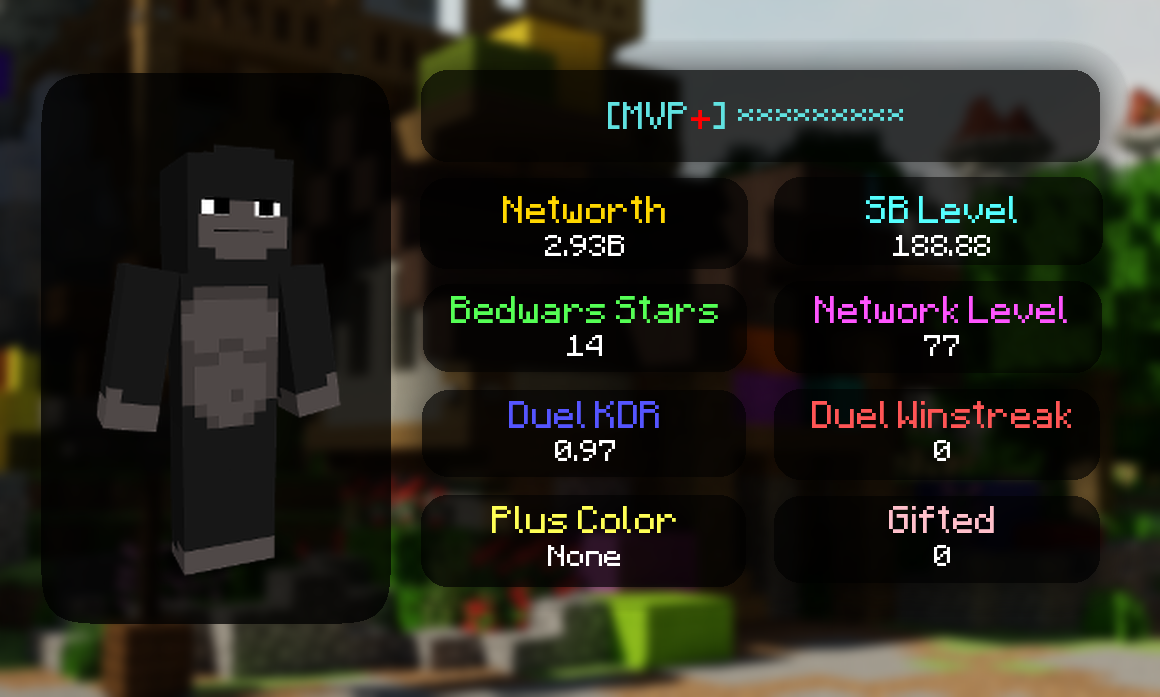 Minecraft Player Stats